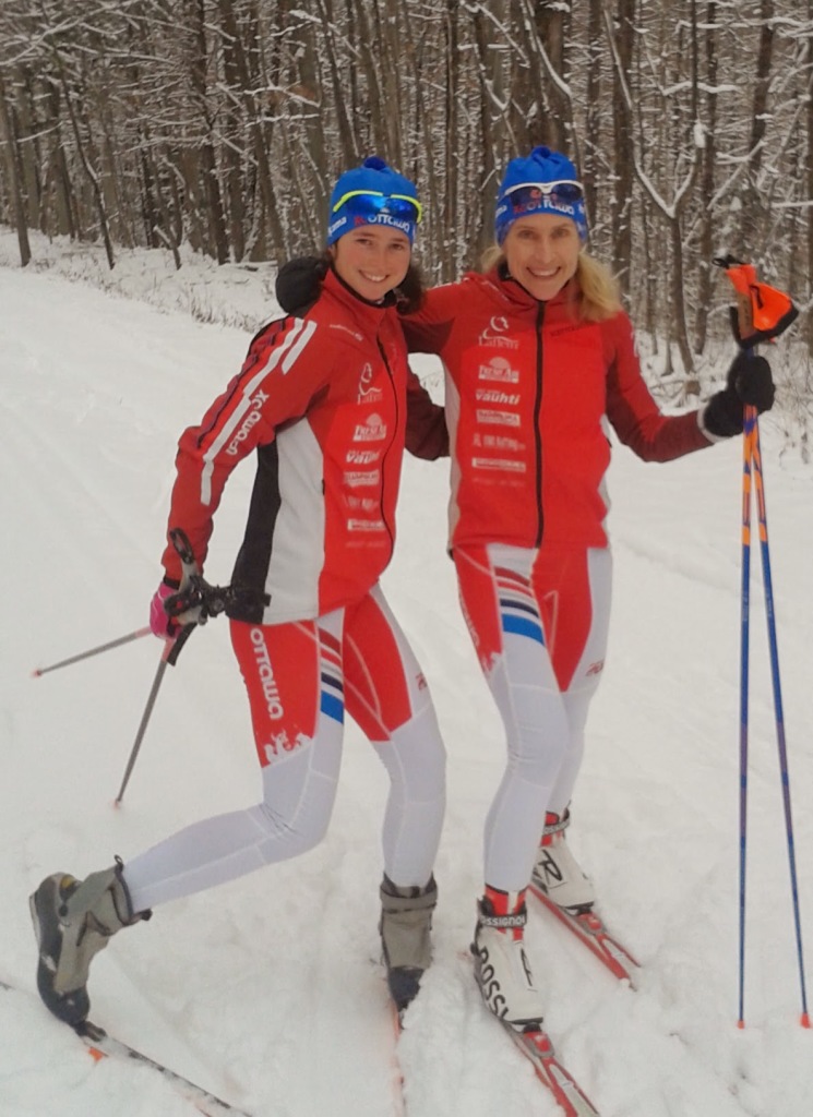 Liza & me excited about intervals!