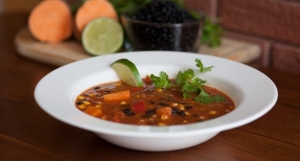 sweet potato black bean soup (small) (640x427)