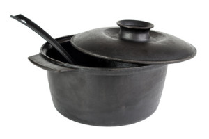 cooking in cast iron adds iron to foods