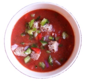 gazpacho no background