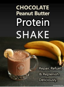 Chocolate Peanut Butter Protein Shake Vertical 2 Sm