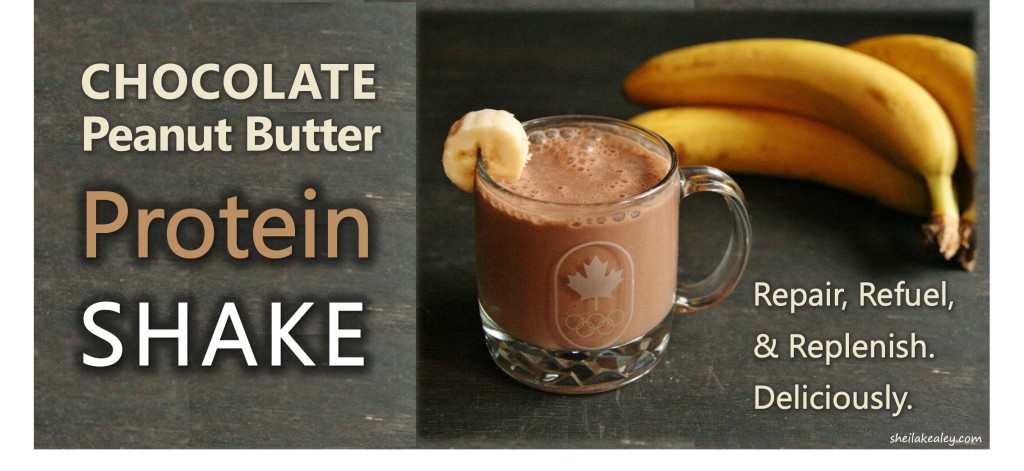 High Protein Chocolate Peanut Butter Shake 