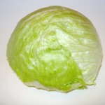 iceberg lettuce - an expensive way to drink water? Opt for darker greens, which have more nutrients.