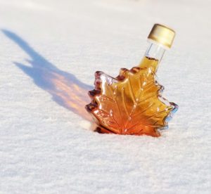 Maple Syrup In Snow Cropped