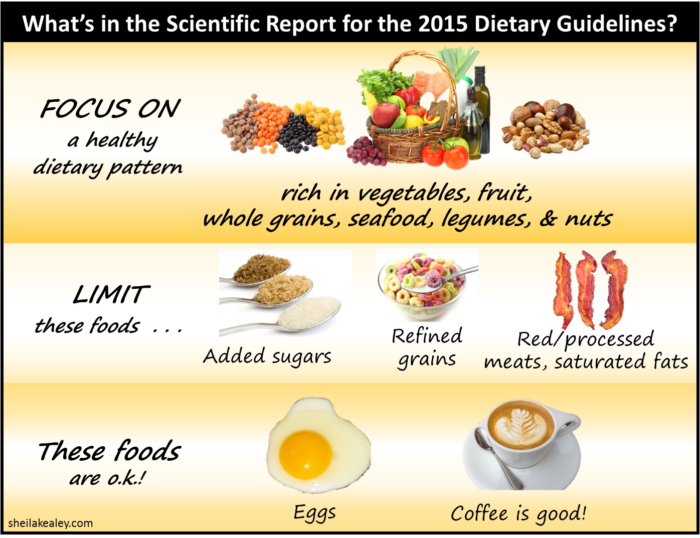 What's in the US Dietary Guidelines Report? Sheila Kealey