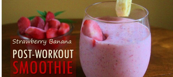 Strawberry Banana Recovery Smoothie - Sheila Kealey