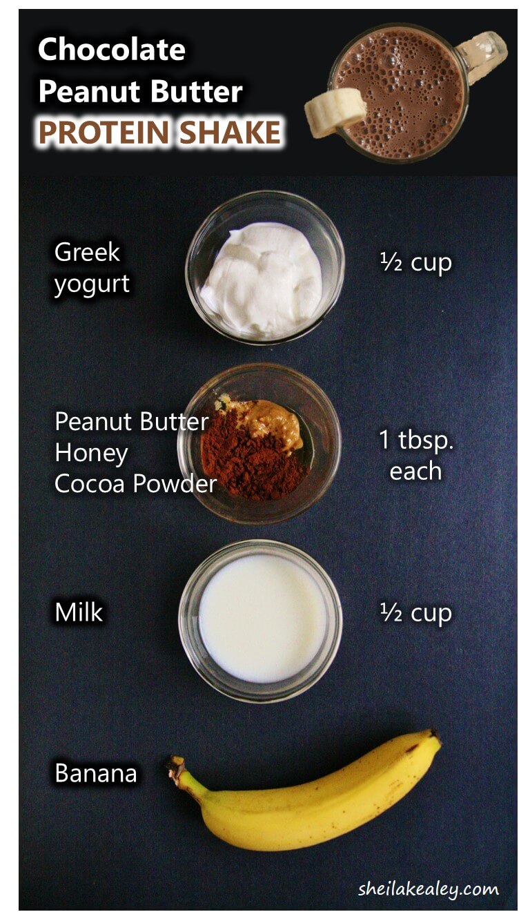Chocolate Peanut Butter Protein Shake Chocolate Peanut Butter Protein Shake
